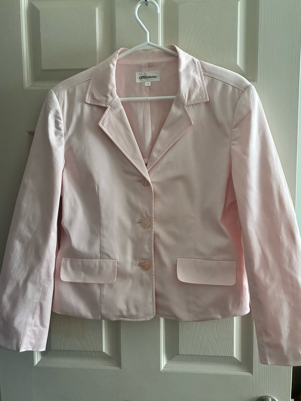 Women's Light Pink Tailored Blazer